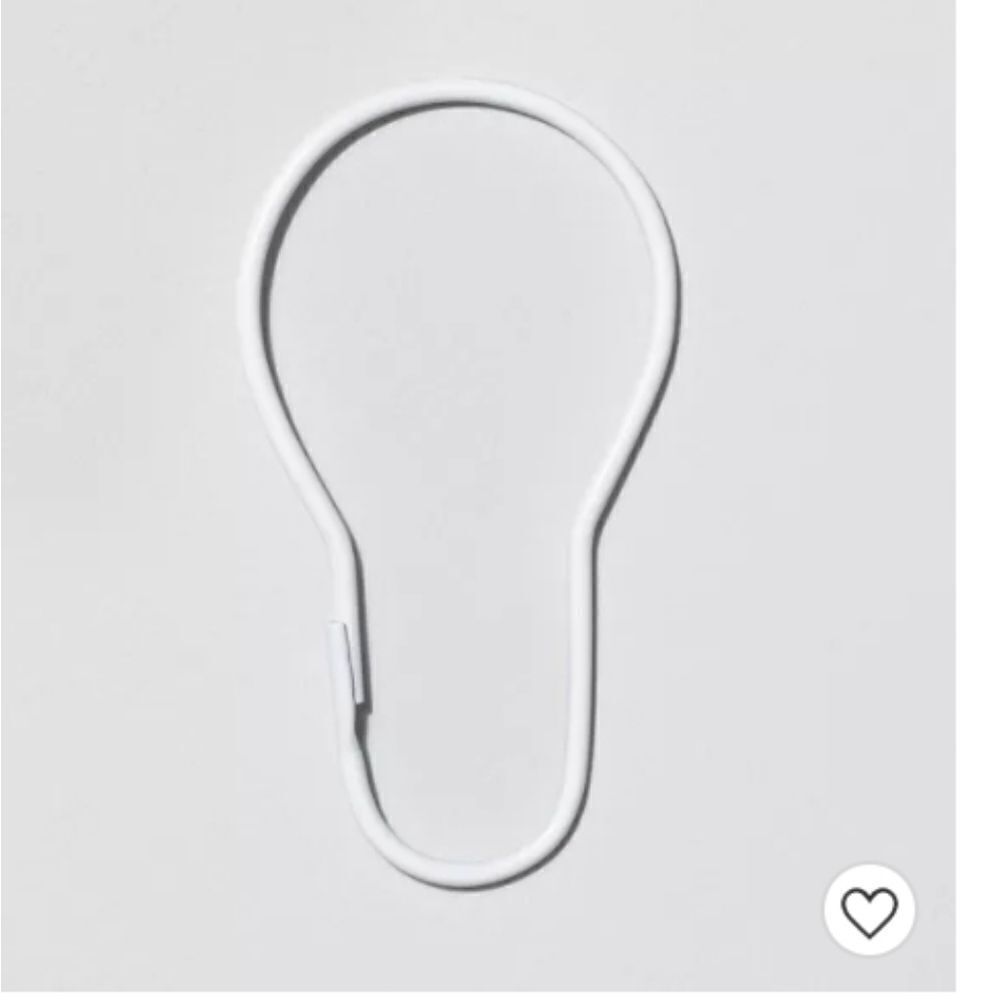 Shower Curtain Hooks With Clasp - Room Essentials